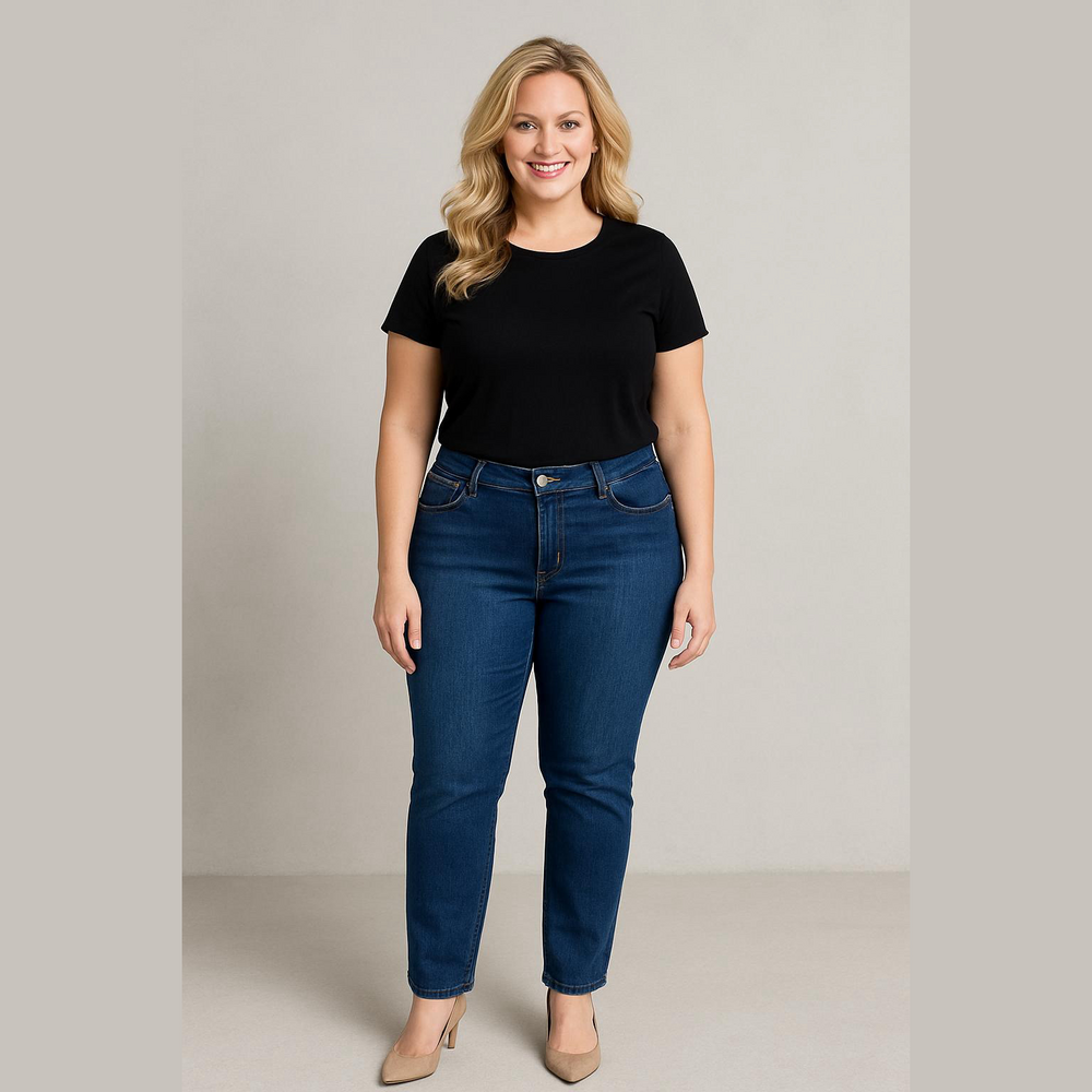 Weatherproof Vintage Women's Slim Straight Fit Jeans